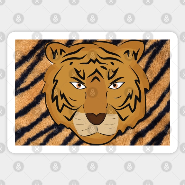 Beautiful Animal Print with a twist Sticker by Pris25